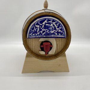 Oak barrel for wine or spirits with universal box (5 liters)