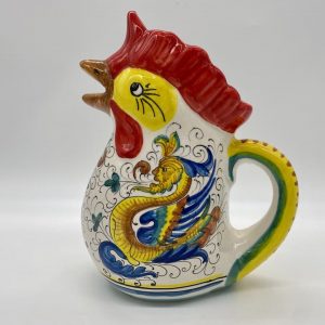 One liter rooster with Raffaello decoration