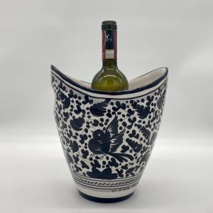 Ice bucket with black Arabesco decoration