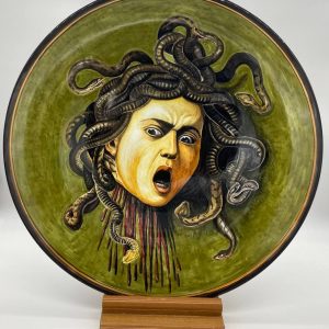 Reproduction of "Scudo con testa di Medusa" by Caravaggio