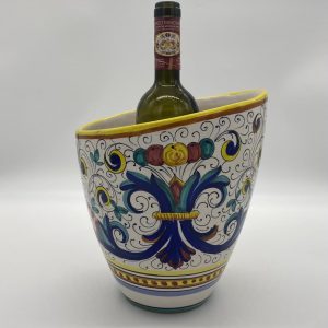 Ice bucket with double decoration
