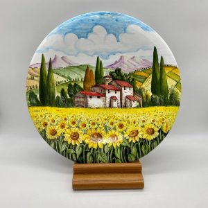 Plate "Neighborhood farmhouse" diameter 50 cm