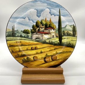 Plate "Hay bales" diameter 40 cm