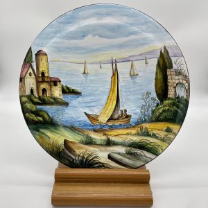 Plate "The sailing ship" diameter 40 cm