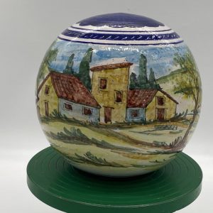 Furniture ball with Arabesco and Tuscan decoration