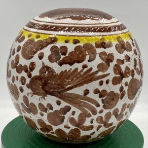 Furniture ball with Arabesco Terra Toscana decoration