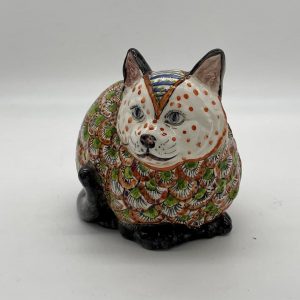 Cat with various decoration