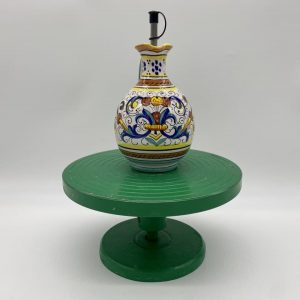 Oil / vinegar bottle with Ricco Deruta decoration